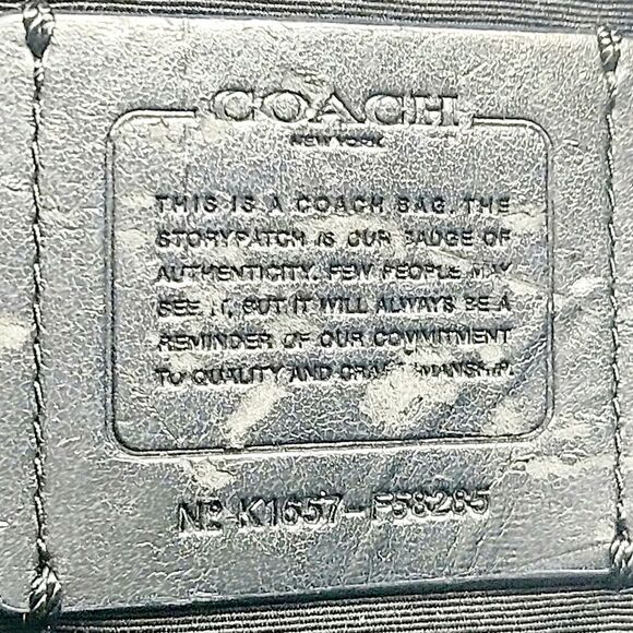 Coach Leather Shoulder Bag - Picture 4 of 6